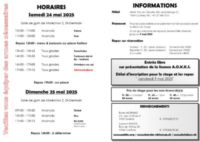 Papillon stage kobudo 2025 - 2 sur 2