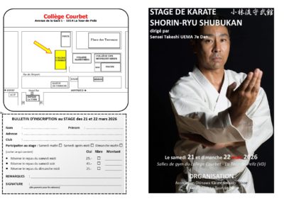 Karate - Stage adultes 1 sur 2